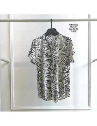 Camisa Viscosa XB2120-ANIMAL PRINT (Pack 12)