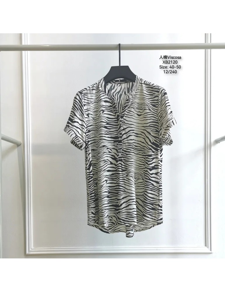 Camisa Viscosa XB2120-ANIMAL PRINT (Pack 12) Camisa Viscosa XB2120-ANIMAL PRINT (Pack 12)