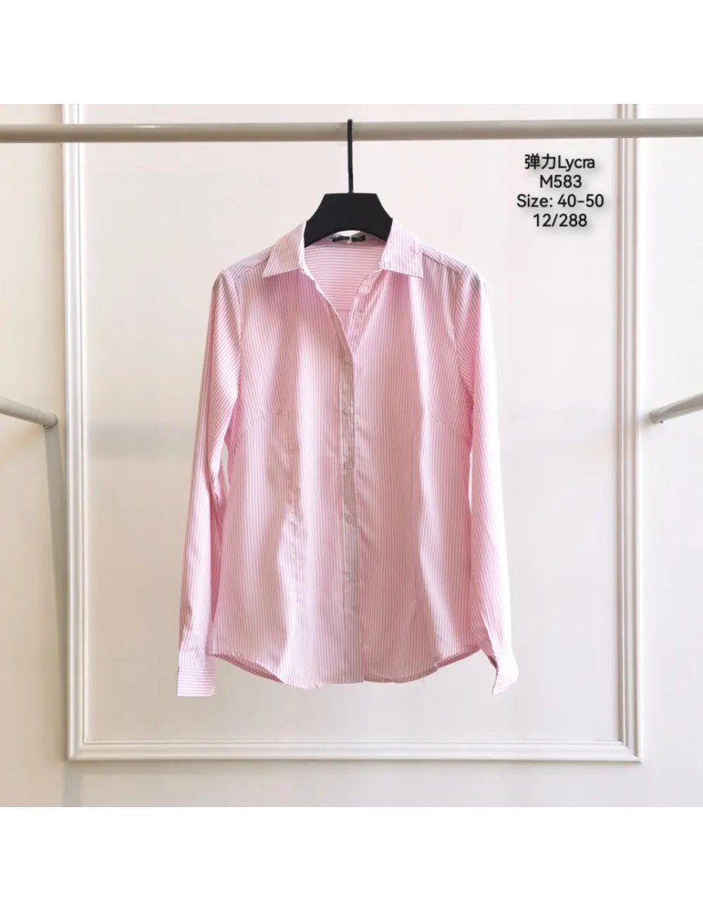 Camisa Oxford M583-RAYAS (Pack 12) Camisa Oxford M583-RAYAS (Pack 12)