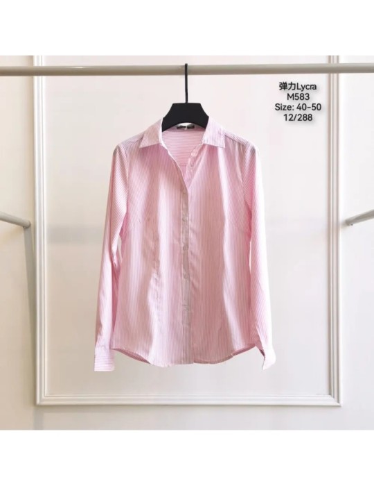 Camisa Oxford M583-RAYAS (Pack 12) Camisa Oxford M583-RAYAS (Pack 12)