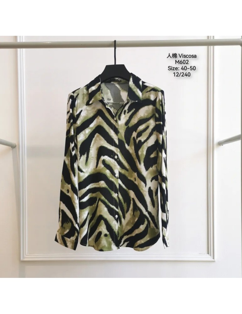 Camisa Viscosa M602-ANIMAL PRINT (Pack 12) Camisa Viscosa M602-ANIMAL PRINT (Pack 12)
