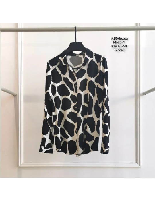 Camisa Viscosa M625-1 ANIMALPRINT (Pack 12)