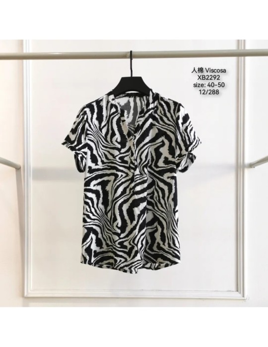 Camisa Manga Corta XB2292-ANIMAL PRINT (Pack 12) Camisa Manga Corta XB2292-ANIMAL PRINT (Pack 12)