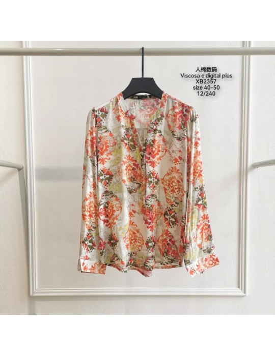 ▷ Camisa Viscosa Estampada XB2357 (Pack 12)