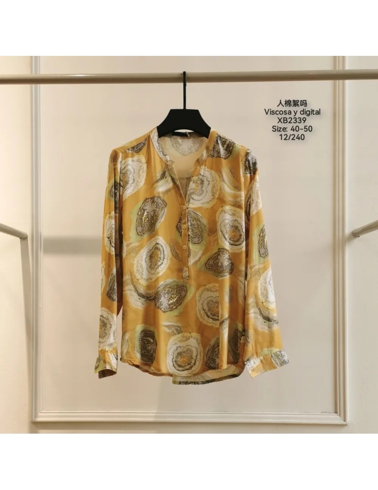 ▷ Camisa Viscosa Estampada XB2339 (Pack 12)