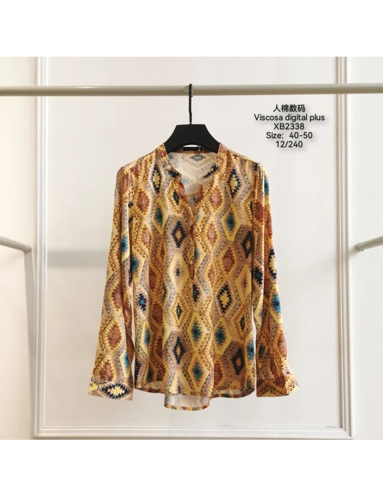 ▷ Camisa Viscosa Mujer XB2338 (Pack 12)