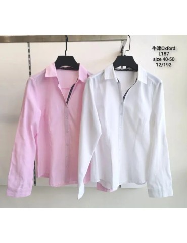 Camisa Oxford L187-Mezclado (Pack 12)