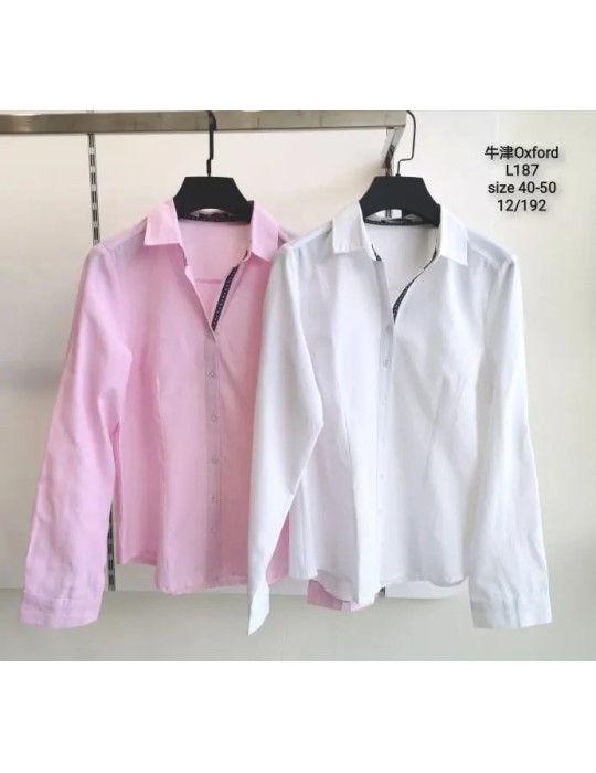 Camisa Oxford L187-Mezclado (Pack 12)