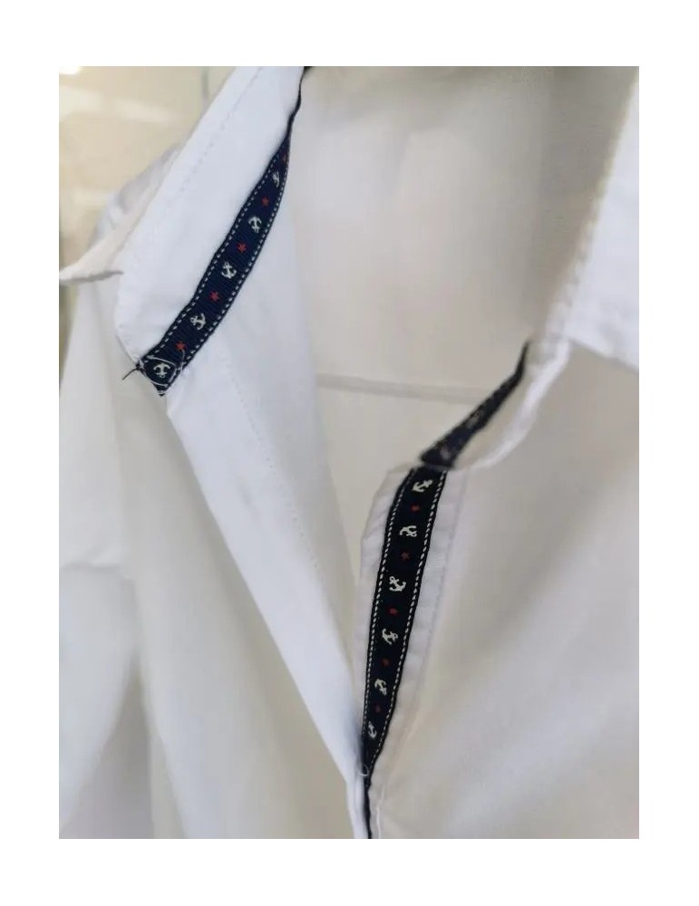 Camisa Oxford L053-Blanco (Pack 12)