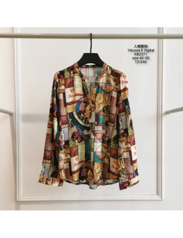 ▷ Camisa Viscosa Mujer XB2371 (Pack 12)