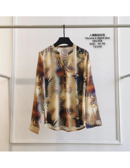 Camisa Viscosa Estampada XB2358 (Pack 12)