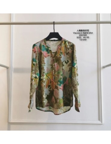 ▷ Camisa Viscosa Estampada XB2360 | Boteli