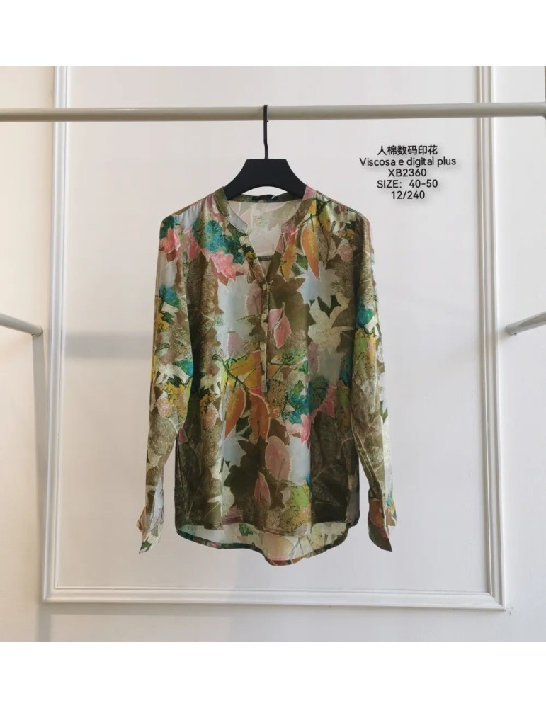 ▷ Camisa Viscosa Estampada XB2360 | Boteli