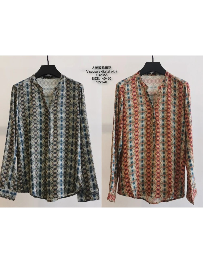 ▷ Camisa Viscosa Estampada XB2365 | Boteli