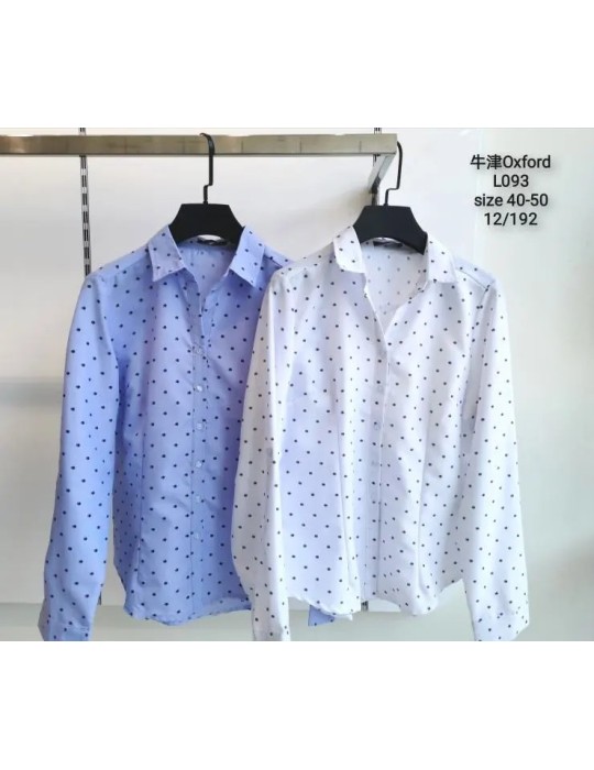 Camisa Oxford L093-Mezclado (Pack 12) Camisa Oxford L093-Mezclado (Pack 12)