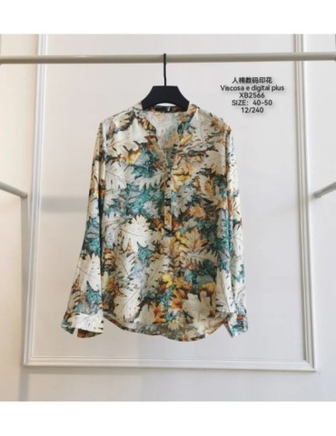 ▷ Camisa Viscosa Estampada XB2566 | Boteli