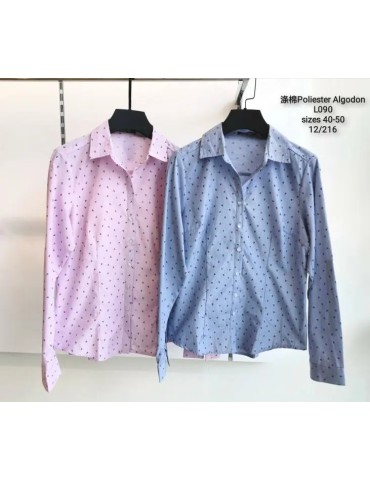 ▷ Camisa Oxford L159-Mezclado (Pack 12)