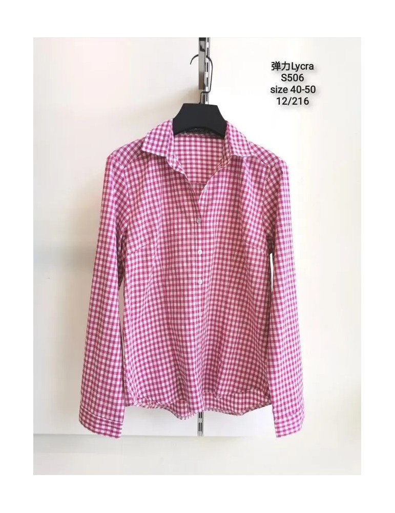 Camisa Oxford S506-Cuadros (Pack 12)