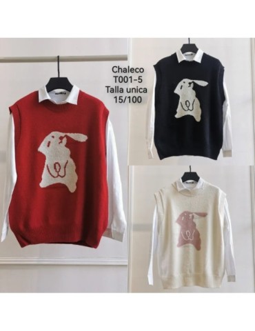 Chaleco T001-5 (Pack6)