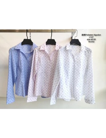 Camisa Oxford L147-Mezclado (Pack 18)