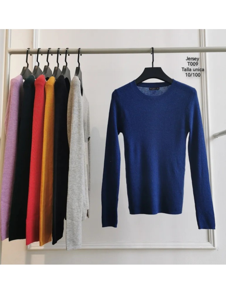 Jersey Cuello Redondo T009-MEZCLADO (Pack5)