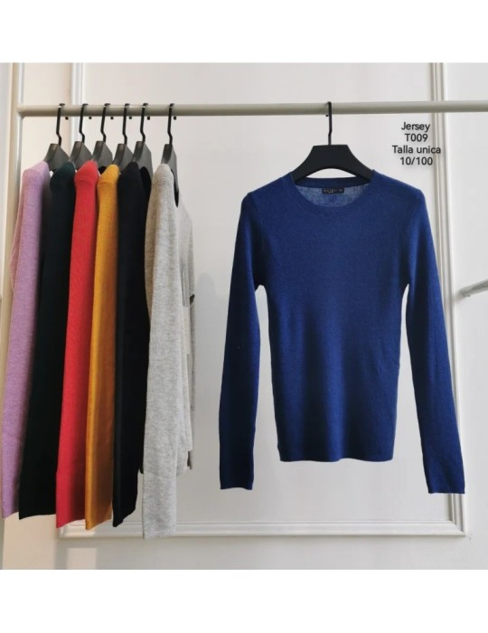 Jersey Cuello Redondo T009-MEZCLADO (Pack5)