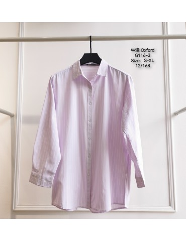Camisa Oxford G116-3 (Pack 12)
