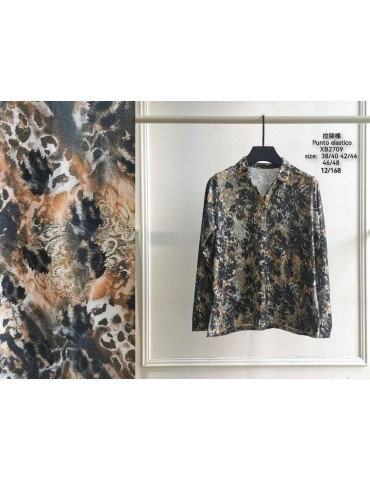 Camisa Punto Elástico XB2709-ANIMAL PRINT (Pack 8)