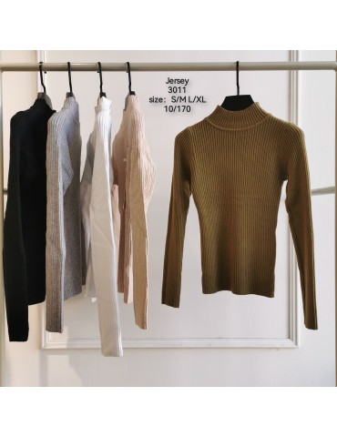 Jersey Cuello Medio 3011 (Pack 10)