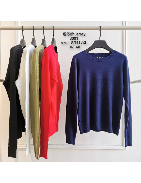Jersey Cuello Redondo 3001 (Pack 10)