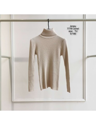 Jersey Cuello Alto 7778 CAMEL (Pack 5)