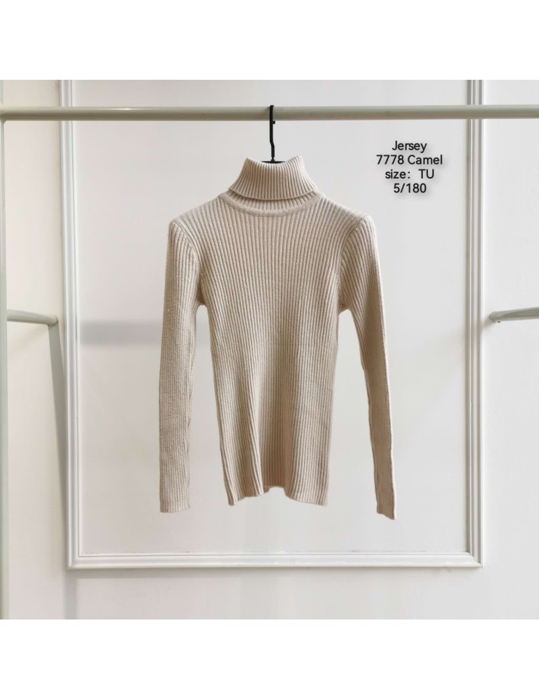 Jersey Cuello Alto 7778 CAMEL (Pack 5)