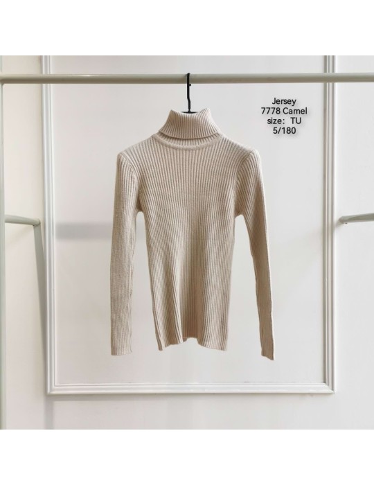 Jersey Cuello Alto 7778 CAMEL (Pack 5)