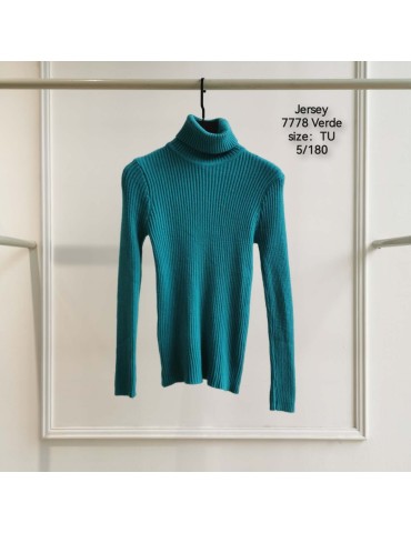 Jersey Cuello Alto 7778 VERDE (Pack 5)