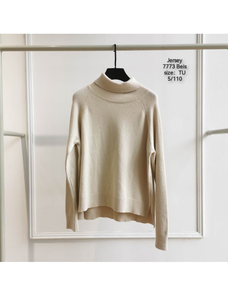 Jersey Cuello Alto  7773-BEIS (Pack5)