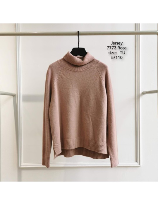 Jersey Cuello Alto 7773-ROSA (Pack5)