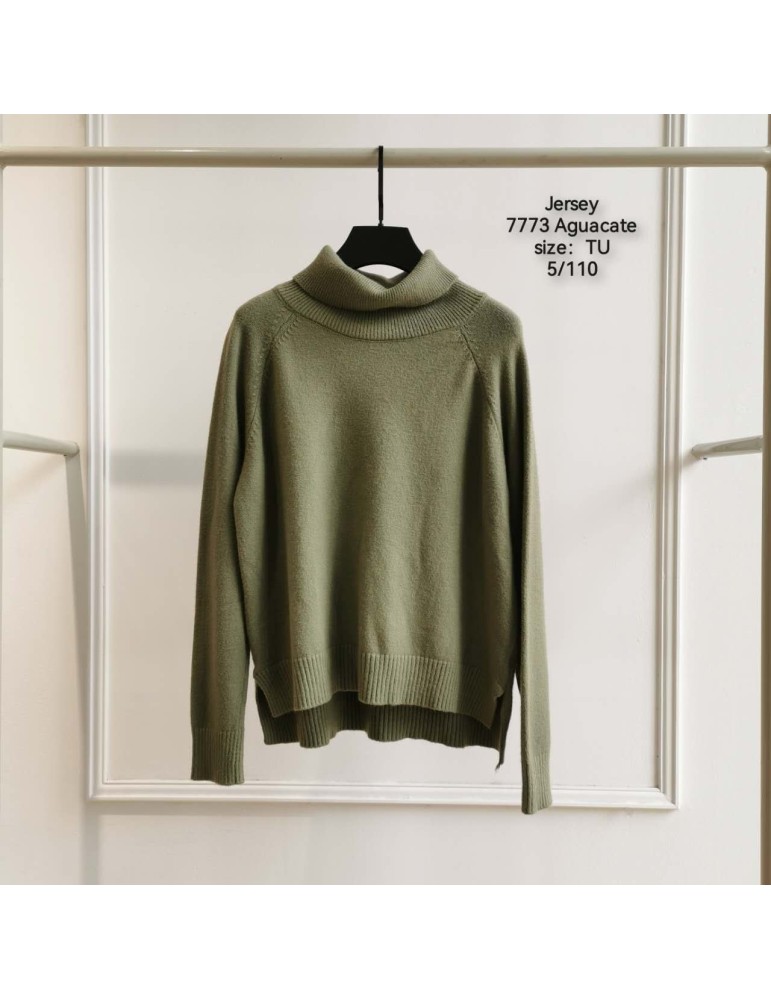 JeJersey Cuello Altor 7773-AGUACATE (Pack5)