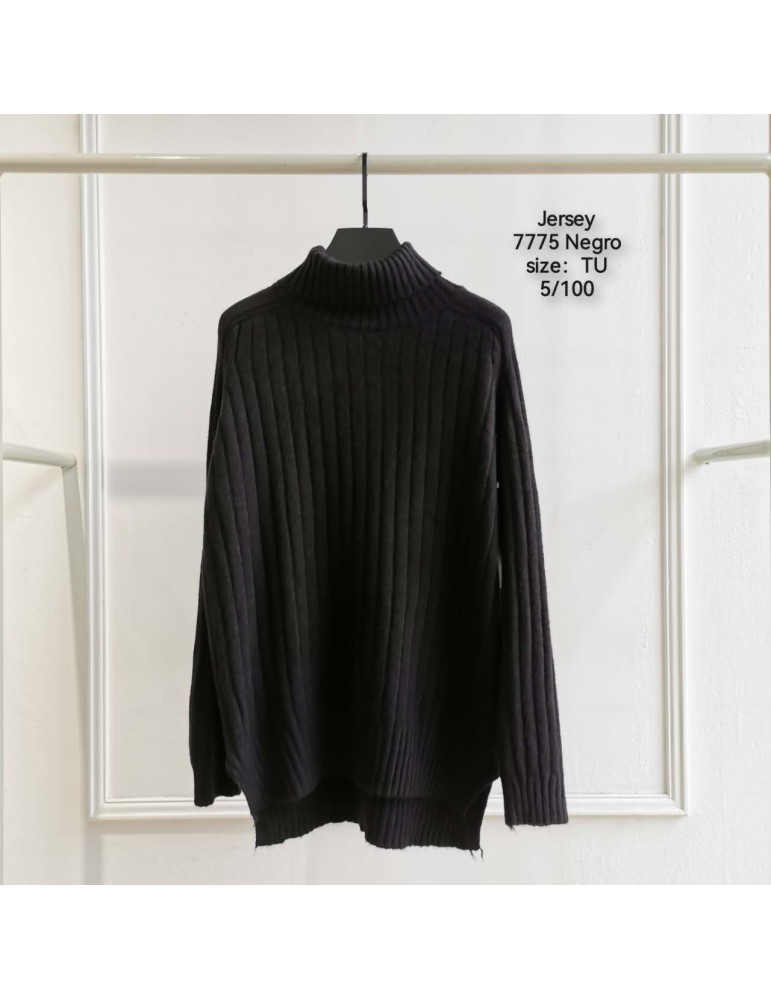 Jersey Cuello Alto 7775 NEGRO (Pack5) Jersey Cuello Alto 7775 NEGRO (Pack5)