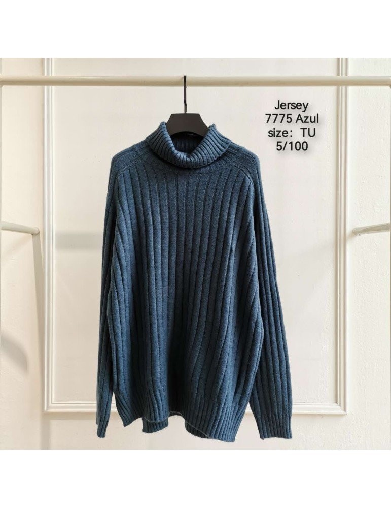 Jersey Cuello Alto 7775 AZUL (Pack5)