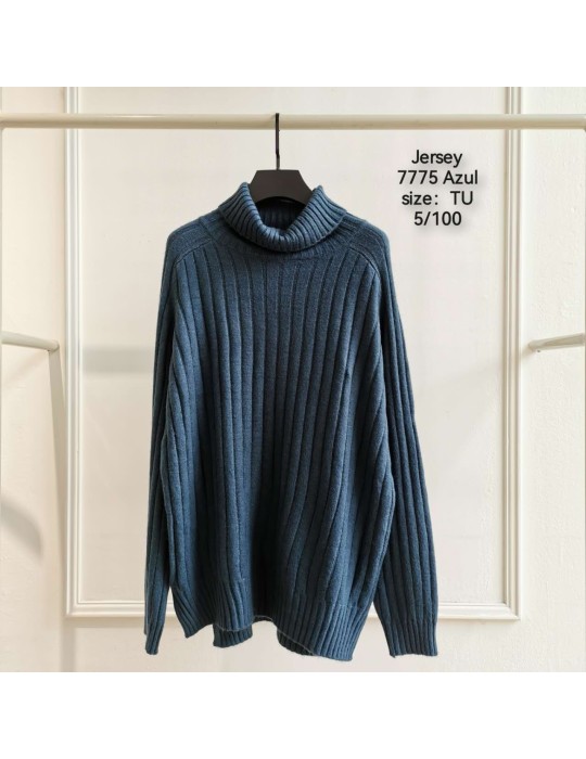 Jersey Cuello Alto 7775 AZUL (Pack5)