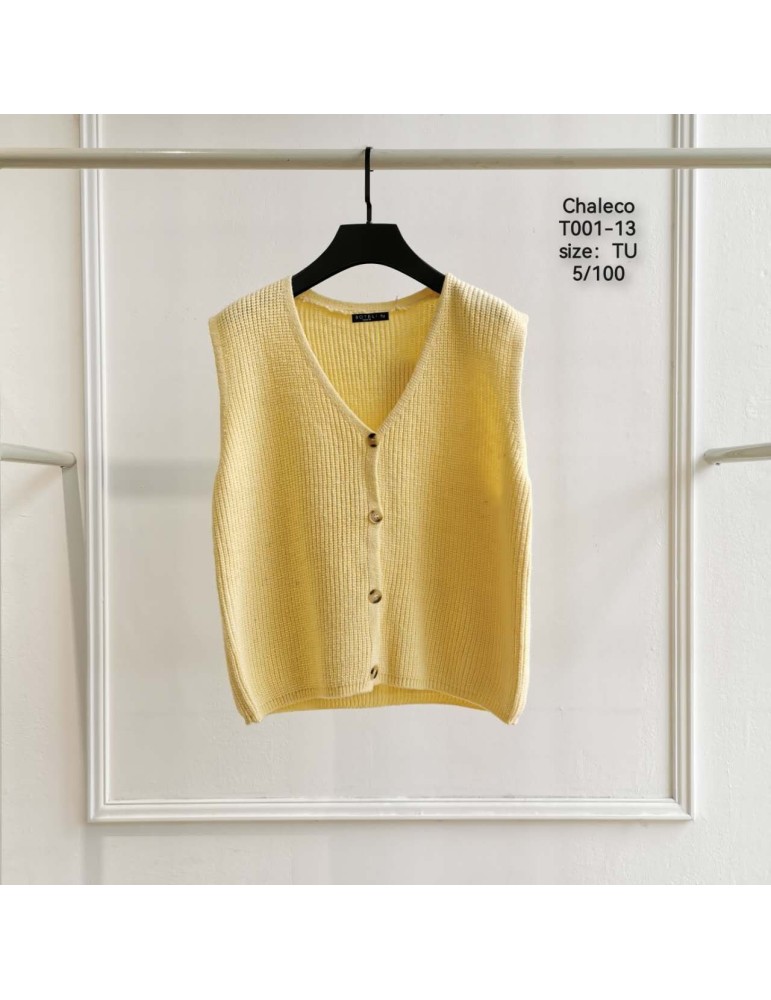 Chaleco Jersey T001-13 (Pack 6)