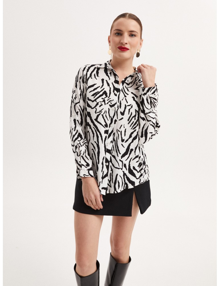 Camisa Viscosa G046-ANIMAL PRINT (Pack 12)