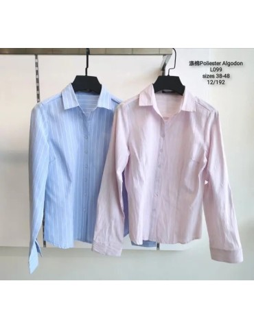 Camisa Oxford L099-MEZCLADO (Pack 12)