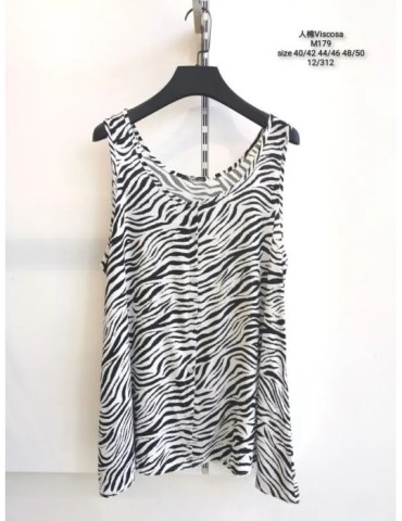 Camisa Viscosa M179-Animal Print (Pack 12)