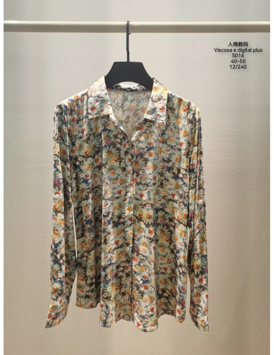 ▷ Camisa Viscosa Mujer S016 (Pack 12)