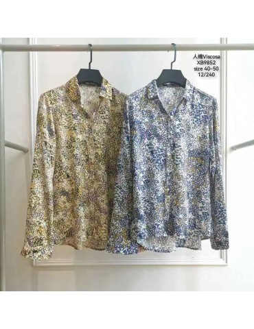Camisa Viscosa XB9852- ANIMAL PRINT (Pack 12)