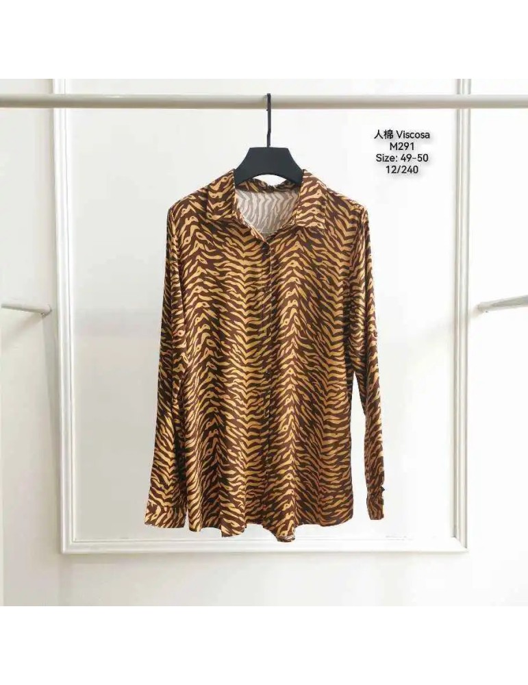 Camisa Viscosa M291-ANIMAL PRINT (Pack 12)