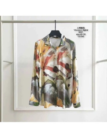 ▷ Camisa Viscosa Estampada S037 (Pack 12)