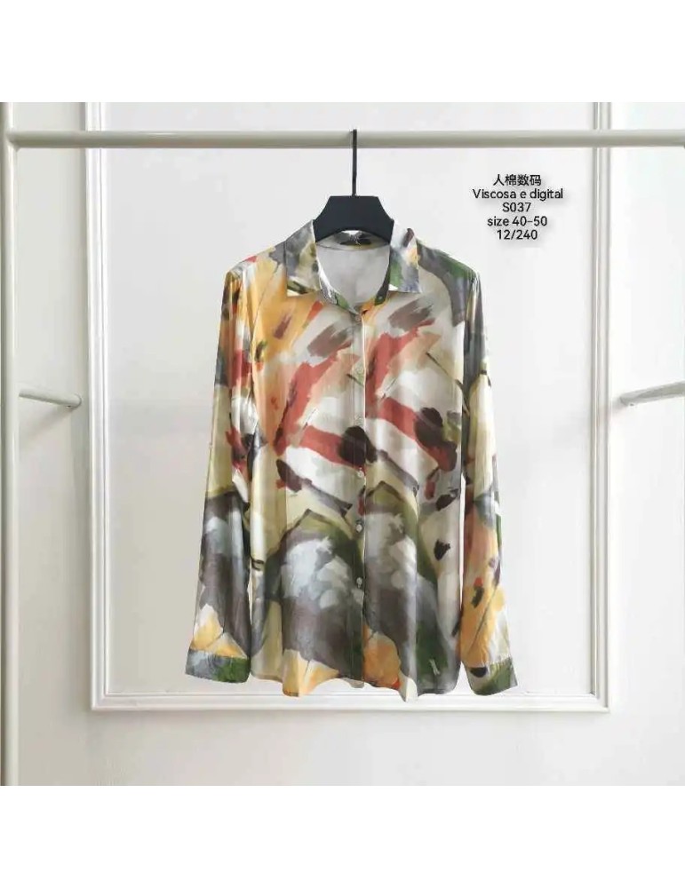 ▷ Camisa Viscosa Estampada S037 (Pack 12)