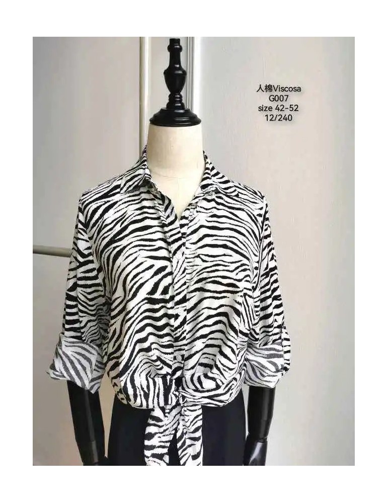 Camisa Viscosa G007-ANIMAL PRINT (Pack 12) Camisa Viscosa G007-ANIMAL PRINT (Pack 12)